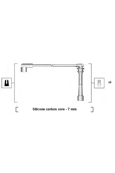 MAGNETI MARELLI Set Cablaj Aprinder Hyundai Coupe 1/Lantra 2