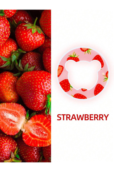 Choice كبسولات بنكهة الفراولة على شكل دب، قطعة واحدة، كبسولات معطرة، نكهات مب...