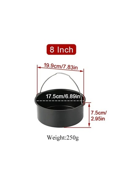 Choice صينية كيك مقاس 8 بوصات، قالب كيك دائري مقاس 6/7/8 بوصة، صينية خبز غير ...