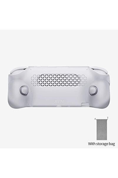 Choice غطاء حماية أبيض لجهاز AYN Odin 2 Portal مصنوع من السيليكون المقاوم للم...