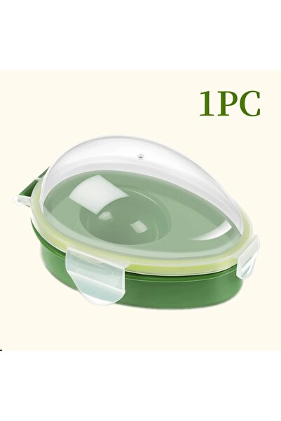 Choice صندوق تخزين مكون من قطعة واحدة من صندوق تخزين الأفوكادو، قابل لإعادة الاستخدام، وموفر للمساحة، ومقطع فواكه