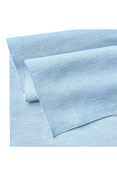 Choice قماش جينز أزرق فاتح من القطن العتيق مقاس 70 × 45 سم (27 × 17 بوصة) قما...