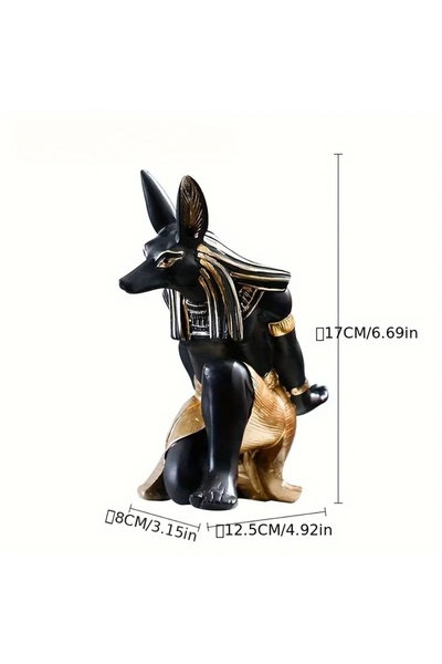 Miniso حامل هاتف على شكل إله الكلب بنمط جديد على شكل إله أنوبيس مزود بمفتاح تشغيل لعبة OLED وحامل عرض عالمي