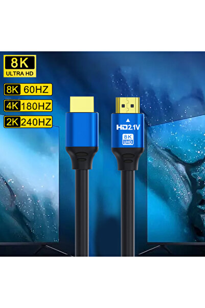 Choice كابل 8K HDTV بطول 5 أمتار، كابل 2.1 فائق السرعة فائق النحافة للتلفزيون...