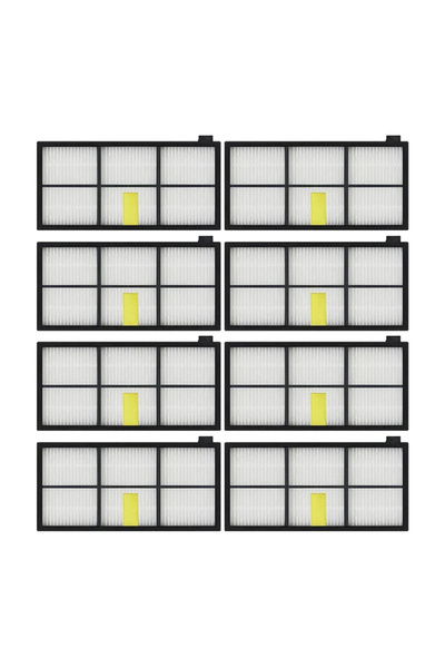 Choice 8 قطع من فلاتر HEPA لسلسلة iRobot Roomba 800 900 870 880 980 فلاتر روب...