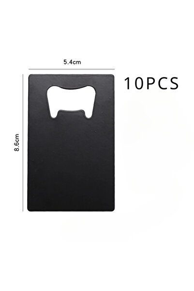 Choice Black 10PCS 10/20Pcs Stainless Steel Beer Bottle Opener for Wallet and...