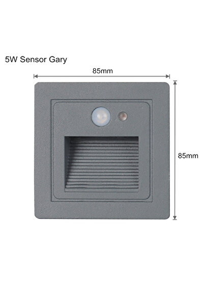 Choice مصابيح حائط مقاومة للماء IP65 تعمل على إضاءة السلالم للغرفة، مستشعر 5 ...