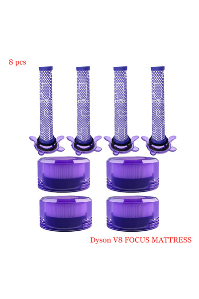 Choice 8 قطع من الملحقات لمكنسة دايسون V8 FOCUS MATTRESS الكهربائية، فلتر ما ...