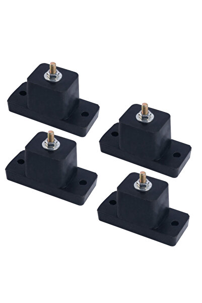 Choice مجموعة من 4 وسادات عازلة لامتصاص الصدمات والاهتزازات، مناسبة لتركيب مك...