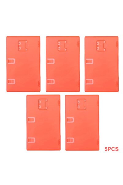 JETTING حامل بطاقات ألعاب شفاف أحمر مقاس A3 1/3/5 لجهاز Switch 2 - علبة تخزين...