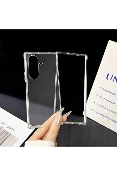 Choice جراب هاتف شفاف فائق النحافة من البولي كربونات لهاتف Galaxy Z Fold7، مق...