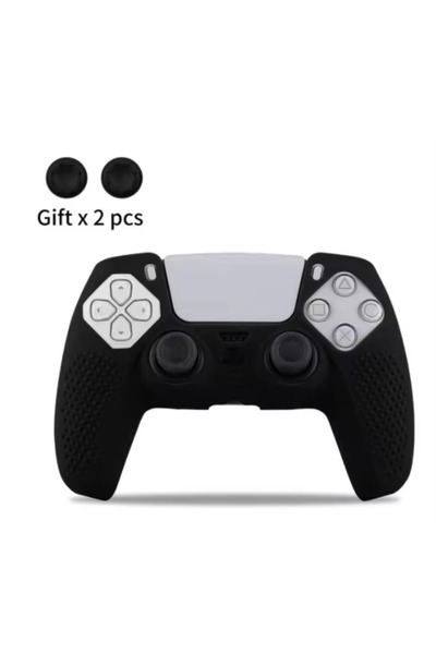 Choice Black1 Silicone Protective Cover Skin for PlayStation 5 for PS5 Contro...