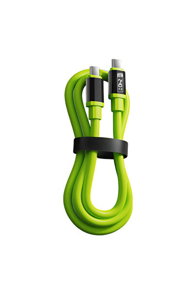 Choice شاحن سريع من النوع C أخضر اللون، كابل شحن سريع USB من النوع C، مزامنة ...