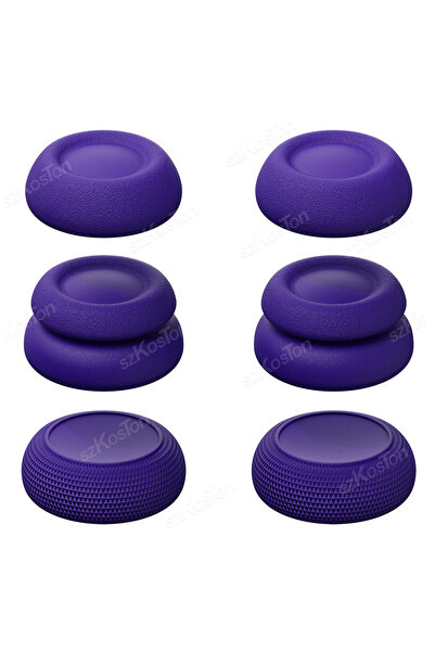 Choice Purple Thumb Grips Caps for PlayStation Portal Remote Player Anti-Slip Joystick Cover for PlayStatio