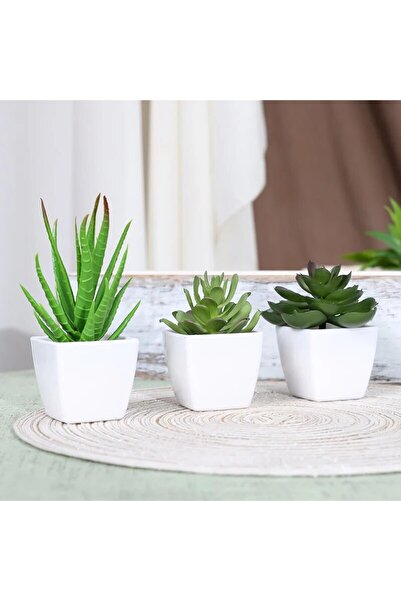 Choice S 231253ZH3 3PCS Artificial Evergreen Plant Bonsai, Suitable For Home,...