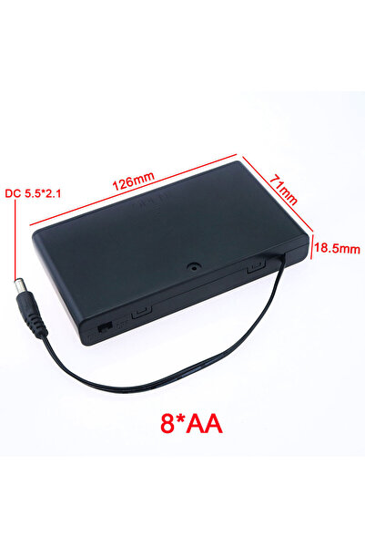 Choice1 AA-8 Slots JCD 2 3 4 6 8 Slots AA Battery Holder Storage Case Box Wit...
