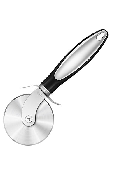 Choice قطاعة بيتزا فاخرة فضية مقاس 3 بوصات، عجلة تقطيع بيتزا من الفولاذ المقا...