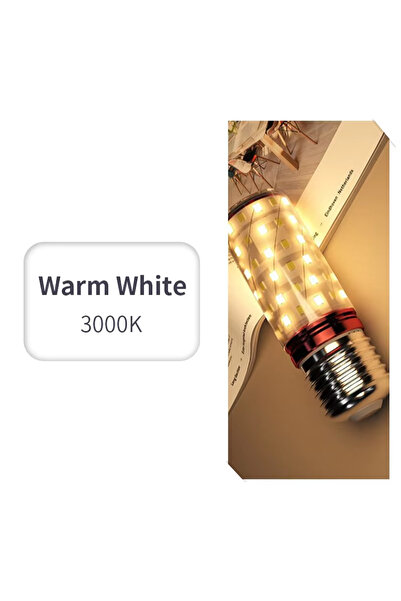 Choice 12 وات E27 أبيض دافئ 10 قطع أنبوب لمبة الذرة AC85-265V E27 E14 برغي 3/...