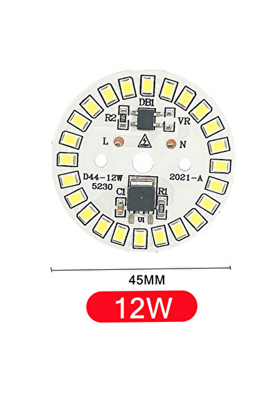 Choice أبيض دافئ 220 فولت 12 واط - 10 قطع PwwQmm 10 قطع/مجموعة شريحة LED 15 و...