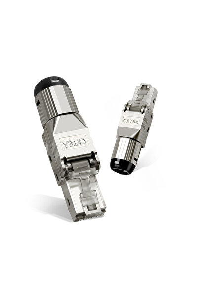 Choice 1PCS CAT6A ZOERAX 1PCS RJ45 Cat8 Cat7 Cat6A Connector RJ45 Shielded Toolless Modular Termination Plu