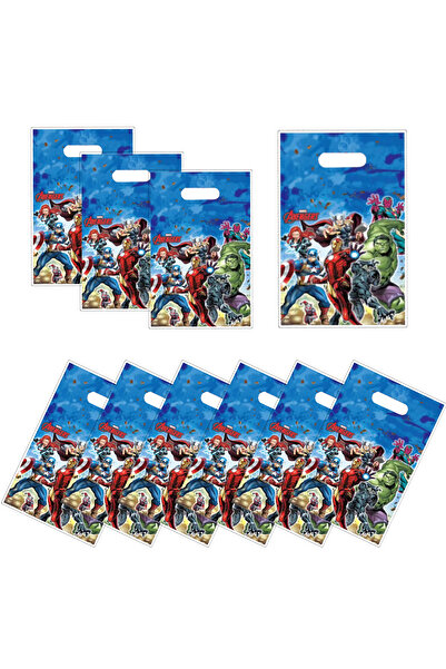 Miniso 30pcs 25x16.5cm 30pcs Avengers Birthday Party Gift Bags,Avengers Candy Bags,Avengers Goody Bags, The