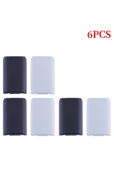 Choice White Black 6PCS 1-10pcs AA Battery Back Cover For Xbox 360 Wireless C...