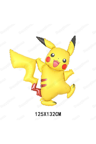 Miniso بالونات بوكيمون ثلاثية الأبعاد أخرى من بيكاتشو لتزيين حفلات أعياد الميلاد السعيدة للأطفال بيكاتشو التي تتنفس النار