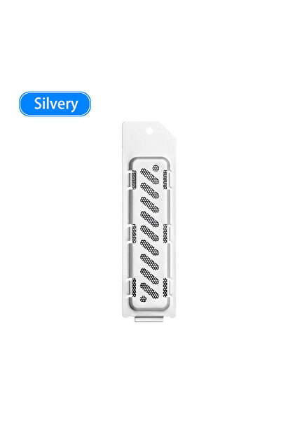 Choice silver Heatsink Dust Cover for PS5 Slim/Pro Console Heat Dissipation M.2 SSD Extension Slot Breathab