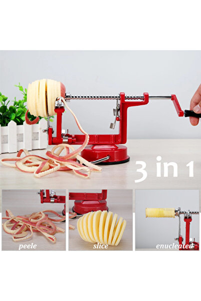 Choice Peeled Slicer Apple Peeler 3 in 1 Stainless Steel Core Slice Cutter Hand-cranked Fruit Peeler Slicin