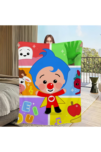 Choice بطانية GAIT75x100CM z1 P-Plim لطيفة ومريحة وناعمة على البشرة، أريكة لغ...