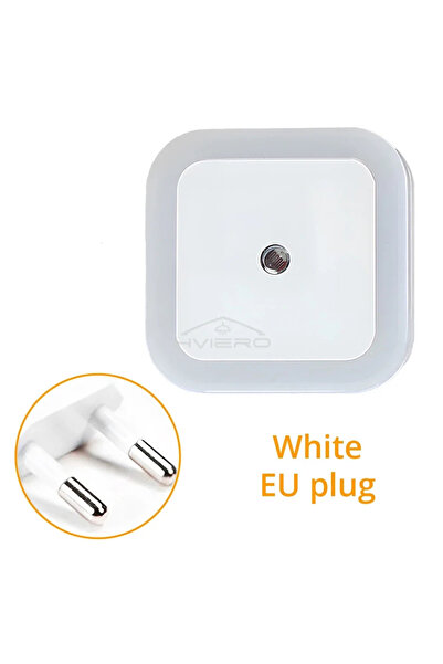 Choice مصباح ليلي LED بمستشعر لاسلكي بمقبس الاتحاد الأوروبي، أضواء ليلية مربعة صغيرة بمقبس الاتحاد الأوروبي للأطفال الرضع والأطفال