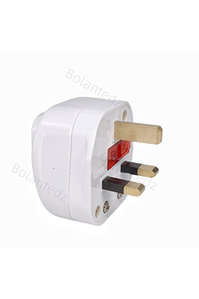 Choice UK 13A UK/Large South Africa/Australia Standard Power Switch Rewireable Plug With Fuse, Power Cord C