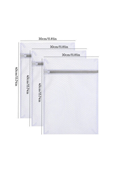 choice2 M x 3 3 قطع أكياس غسيل شبكية بسحاب، أكياس غسيل من البوليستر، سلال غسي...