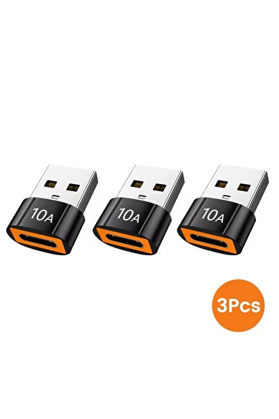 Choice 3pcs USB A Male 10A USB A To USB C OTG Adapter Type C to USB Converter USB 3.0 Adapter For 14 MacBo