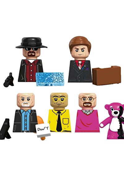 Miniso JS1001-1005 TV Movie The Office Plastic Building Blocks Mini Compatible Assemble Puzzle Model Bricks