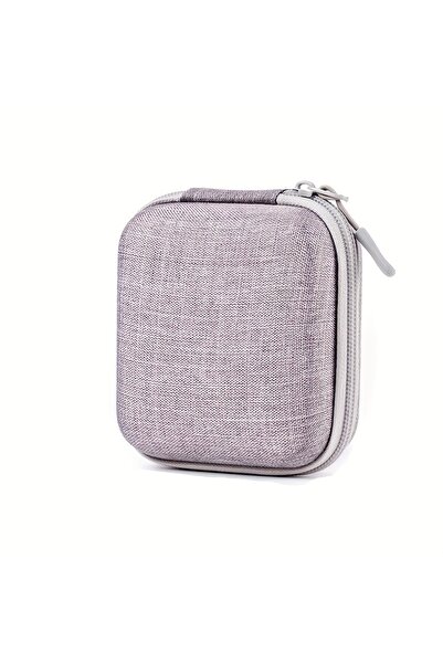 Choice رمادي - حافظة شاحن متينة من مادة إي في إيه قطعة واحدة لجهاز ماك بوك إير/برو - غطاء حماية مدمج مع جيب شبكي