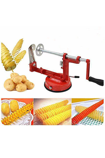 Choice 1 قطعة صانع رقائق البطاطس الدوارة متعددة الوظائف، آلة برج البطاطس اليدوية المصنوعة من الفولاذ المقاوم للصدأ المنزلية...