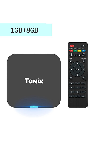 Choice 1G8G IR3l Remote Global version Android 10.0 TV Box Tanix TX1 CPU Allwinner H313 Support 4K 2.4G Wif