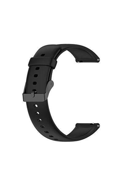 Choice سوار ساعة رسمي أسود اللون لساعة Realme watch 3/2 pro، سوار سيليكون لسا...