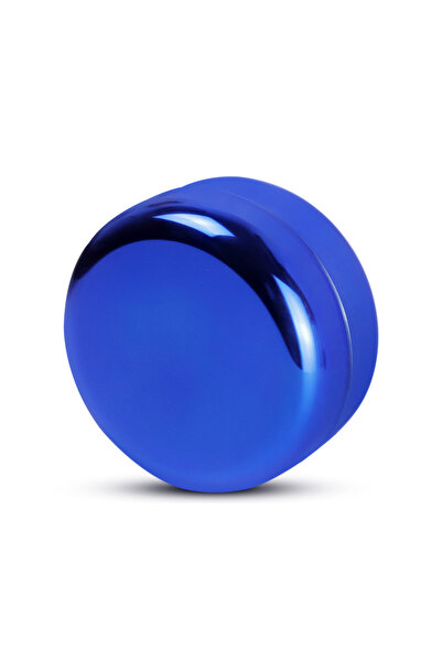 Choice صندوق منظم ملحقات كابلات سماعات الرأس OKCSC المقاوم للماء والسقوط، قطعة واحدة من مادة ABS الصلبة البلاتينية، دائري أزرق