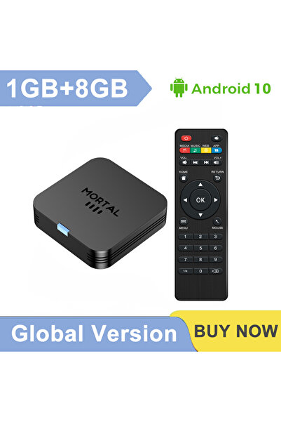 Choice TX1-S 1G8G IR31 Mortal TX1-S Android 10 Mini Streaming TV Box 2.4G WIFI 4K HDR 16GB Quad Core Allwin