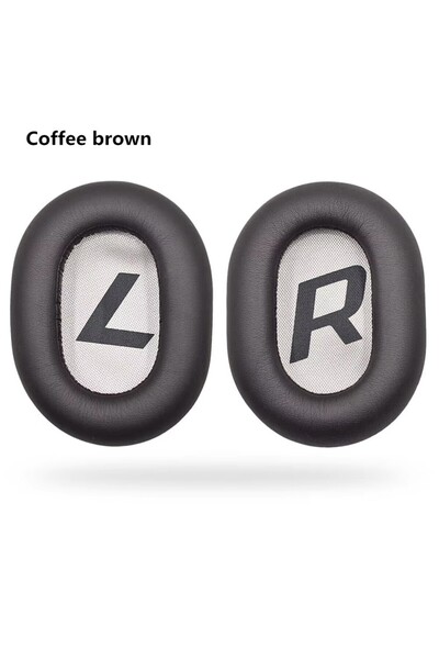 Choice وسائد أذن إسفنجية ناعمة بنية اللون مزودة بإبزيم لسماعات Plantronics Backbeat Pro 2 SE Voyager 8200UC
