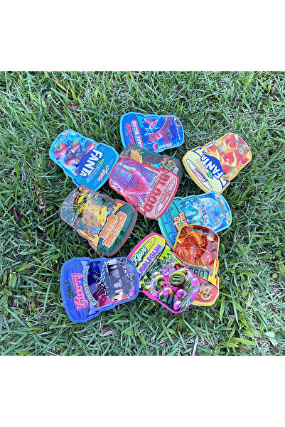 Choice Cup Shape 30pc Random Type 30Pcs Resealable Irregular Shape fruit Zushi Pouches Spice Powder Storage