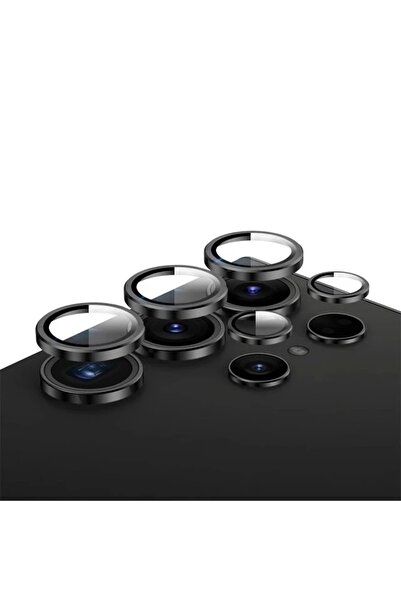 Choice Galaxy S25 Black Ring Cover Camera Ring For Samsung Galaxy S25 S24 Plus S23 FE Screen Protector Lens