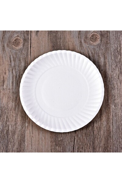 Choice14 6 بوصة 15 سم حول أبيض 50 قطعة 50 قطعة 6 "7 " 9 " أطباق ورقية للحفلات...