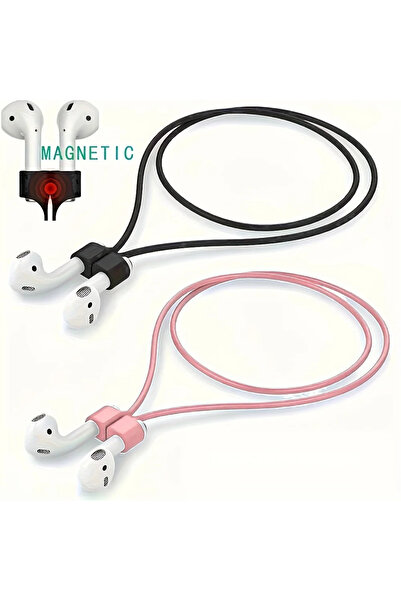 Choice حامل سلك سماعات أذن لاسلكي مغناطيسي من السيليكون مضاد للضياع، متوافق مع سماعات AirPods Pro 4 و 3 و 2 و 1 Pro...