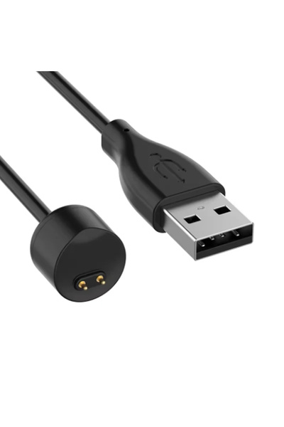 Choice شاحن مغناطيسي أسود لسوار Mi Band 7 و6 و5 و4 و3، كابل شحن USB لسوار Mi ...