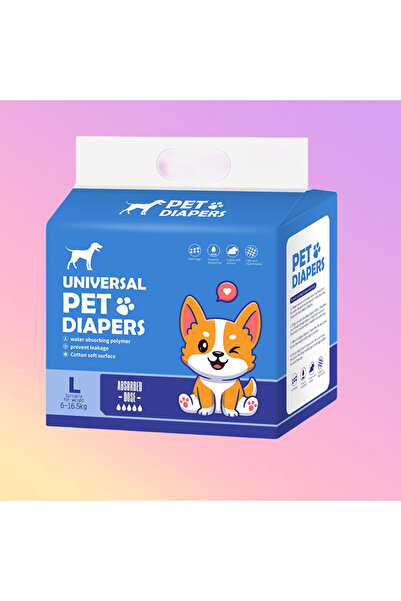 Choice حفاضات حيوانات أليفة للاستخدام مرة واحدة من 10/12 قطعة للذكور والإناث،...