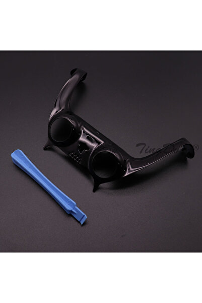 TingDong شريط زخرفي لمقبض لوحة الألعاب N10 كروم/مجمد لجهاز تحكم PS5 غطاء مقبض...