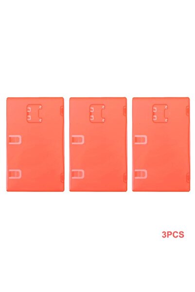 JETTING حامل بطاقات ألعاب شفاف أحمر A2 1/3/5 لجهاز Switch 2 - حقيبة تخزين صغي...